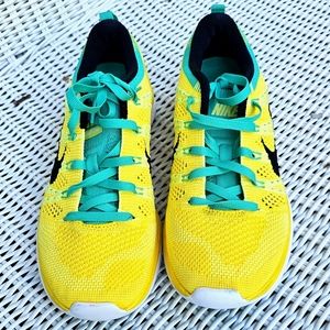 NIKE LUNARLON |Yellow, Green & Black| Women US Size 5.5